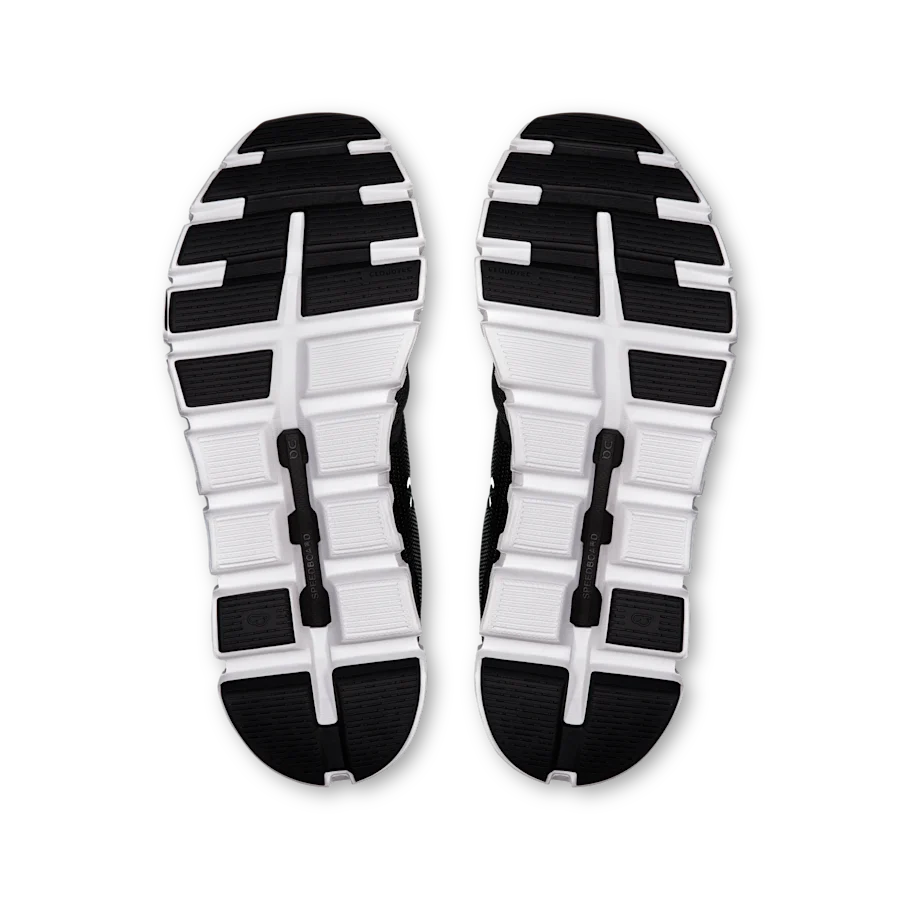 Cloud 6 Wide coloris Noir / Blanc — vue 3