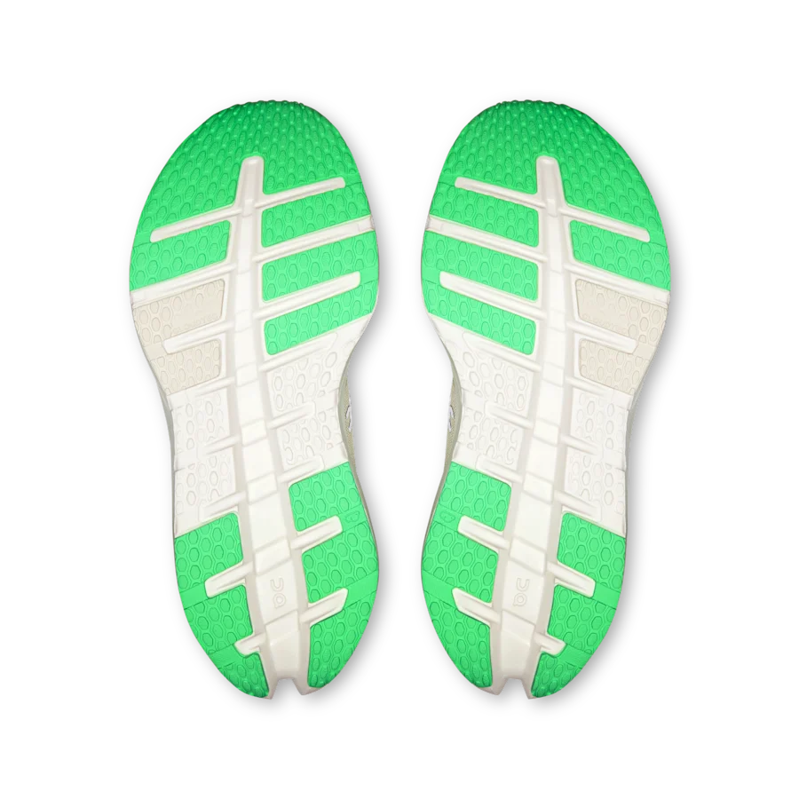 Cloudrunner 3 Wide coloris Gris perle / Vert d'eau — vue 3