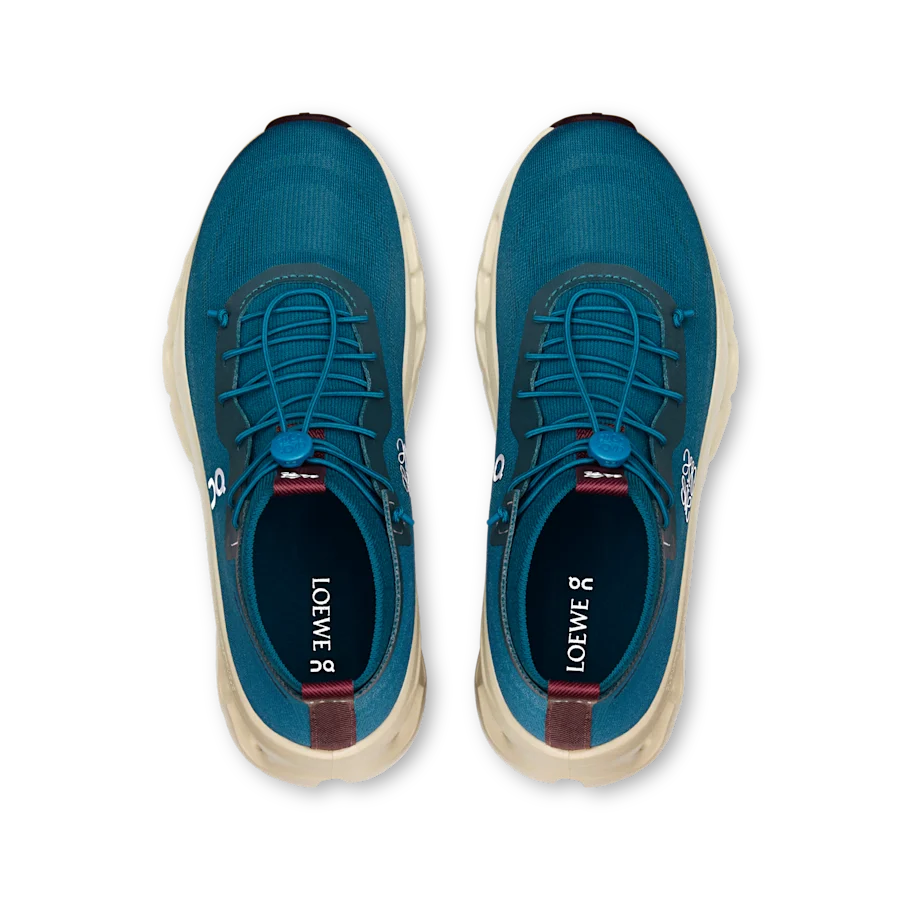 Cloudtilt Hi LOEWE coloris Bleu canard / Avoine — vue 2