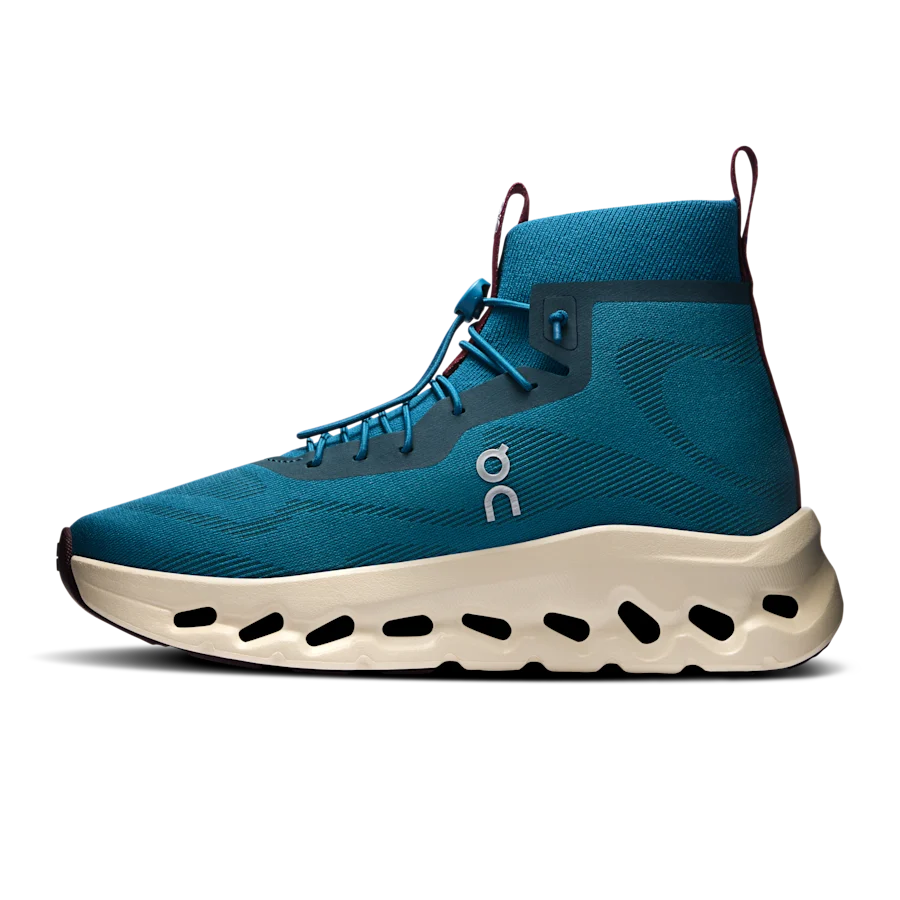 Cloudtilt Hi LOEWE coloris Bleu canard / Avoine — vue 4