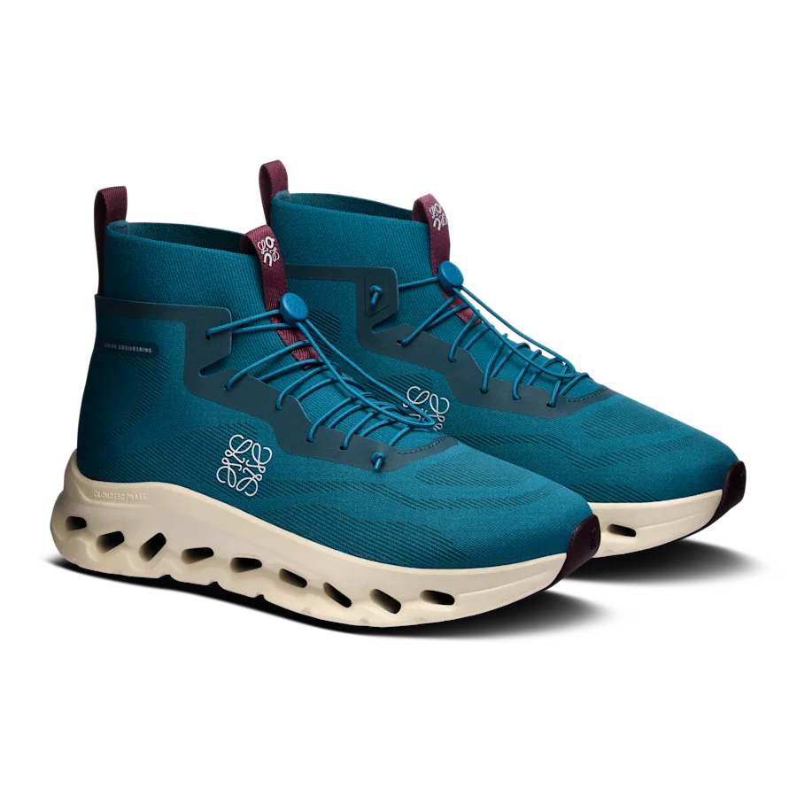 Cloudtilt Hi LOEWE coloris Bleu canard / Avoine — vue 6