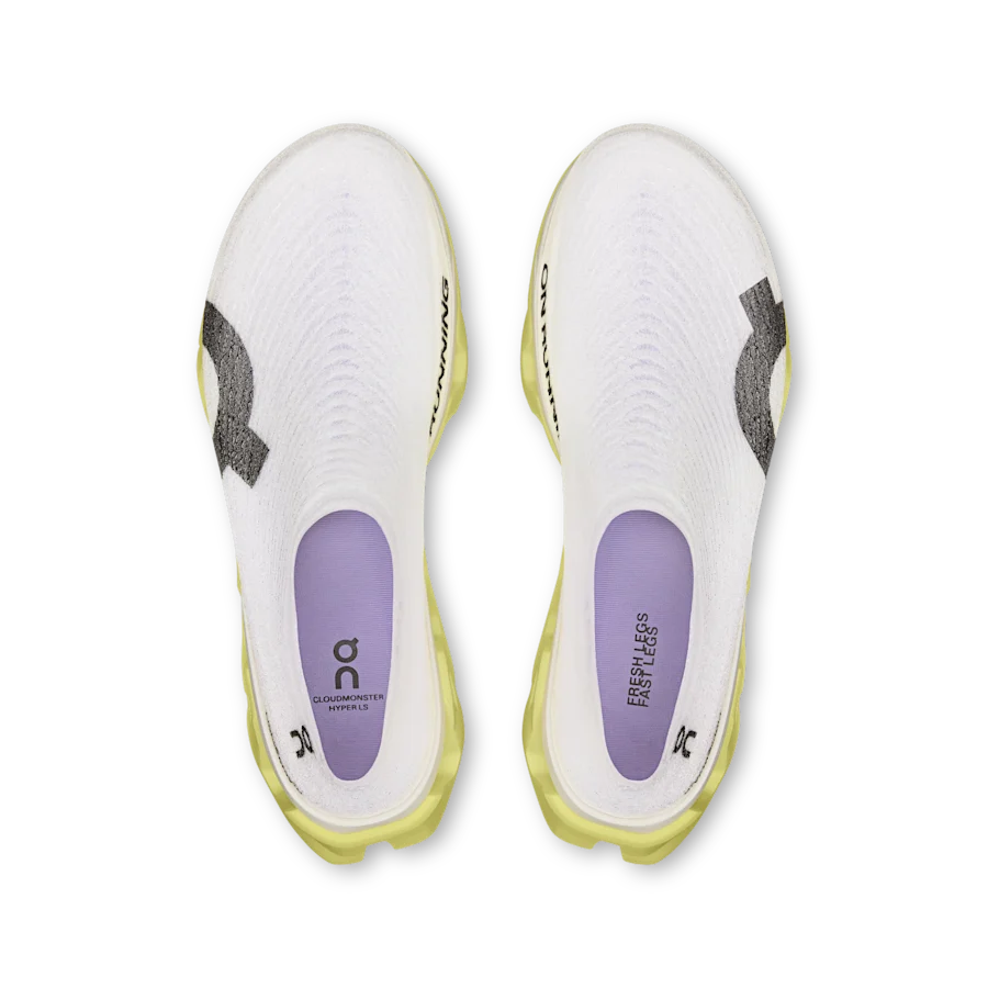 LightSpray Cloudmonster 3 Hyper coloris Vert lime / Rose — vue 2