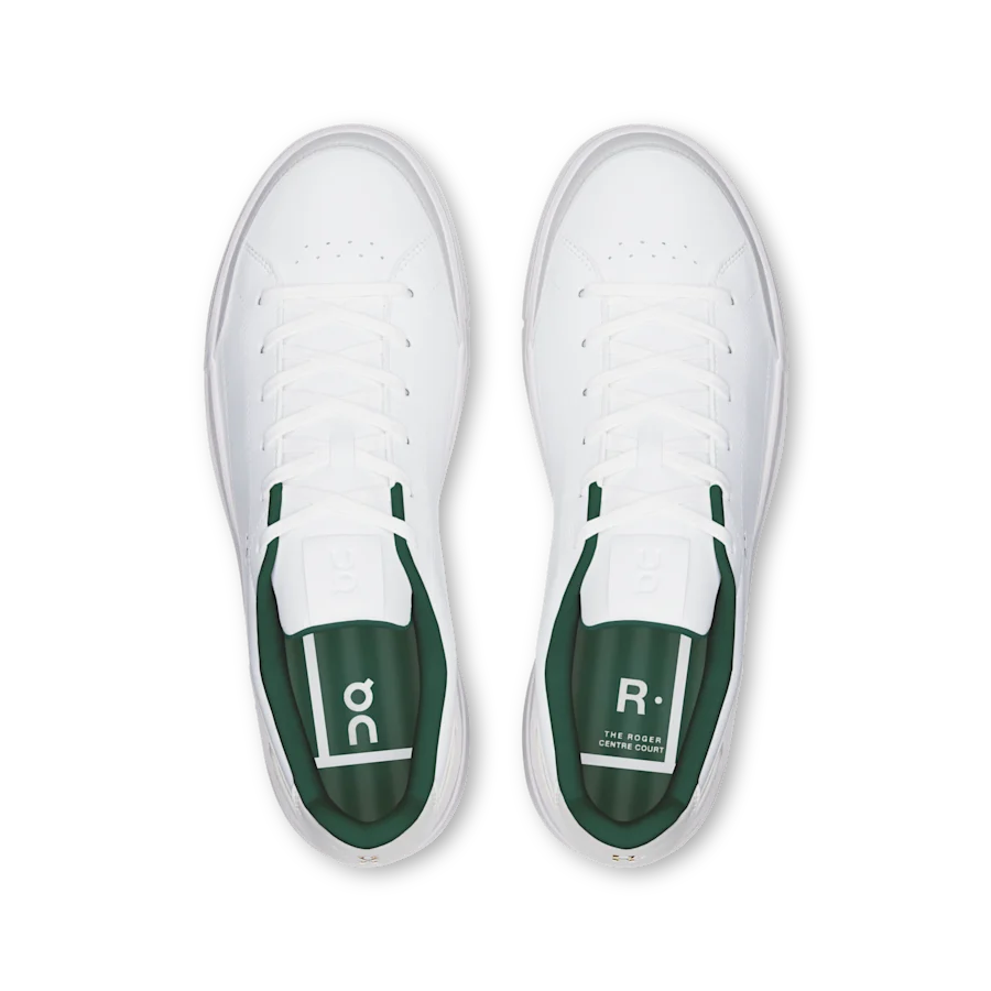 THE ROGER Centre Court coloris Blanc / Vert sapin — vue 2