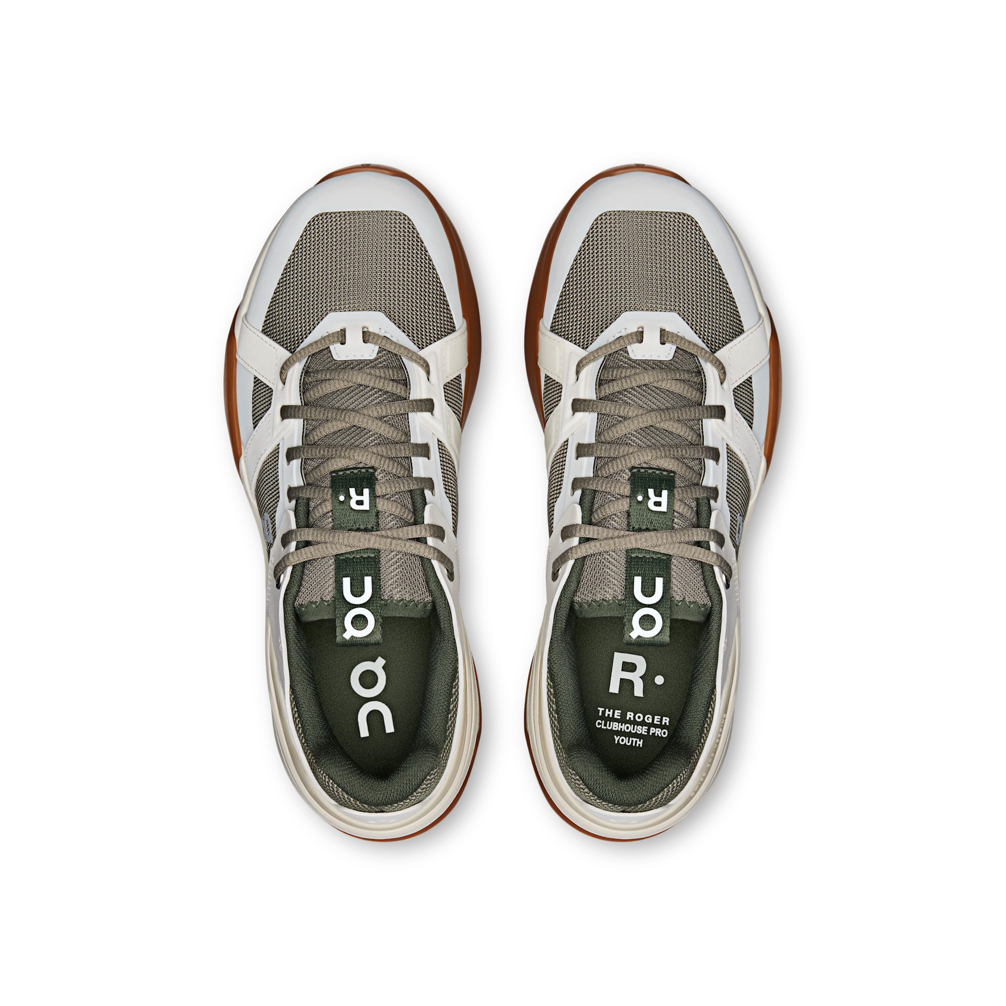THE ROGER Clubhouse Pro Youth coloris Ivory | Olive — vue 2